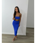 Meshki ‘Mackenzie’ Cobalt Blue Set - XS / Blue - Dresses