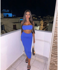 Meshki ‘Mackenzie’ Cobalt Blue Set - XS / Blue - Dresses