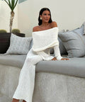 Meshki Marisol Off Shoulder Maxi Dress - 8 / White - Dresses