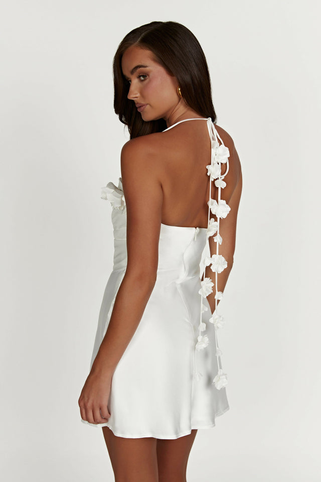 Meshki Otillie Rose Halter Mini Dress - Dresses