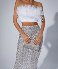 Passion For Fashion Diamante Set  Top and Skirt.