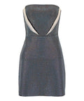 Mew Mews Griselda Strapless Rhinestone Bandage Dress - Passion For Fashion 