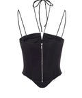 Miaou Aphex Corset - 8 / Black - Tops