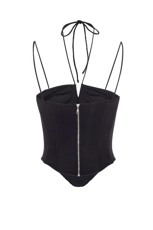Miaou Aphex Corset - 8 / Black - Tops