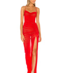 Michael Costello X Revolve Follie Gown in Red - 8 / Red - Dresses