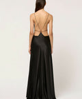 Michael Lo Sordo Tash Black Gown - Size 10 - Dresses