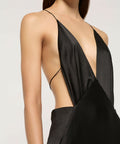 Michael Lo Sordo Tash Black Gown - Size 10 - Dresses