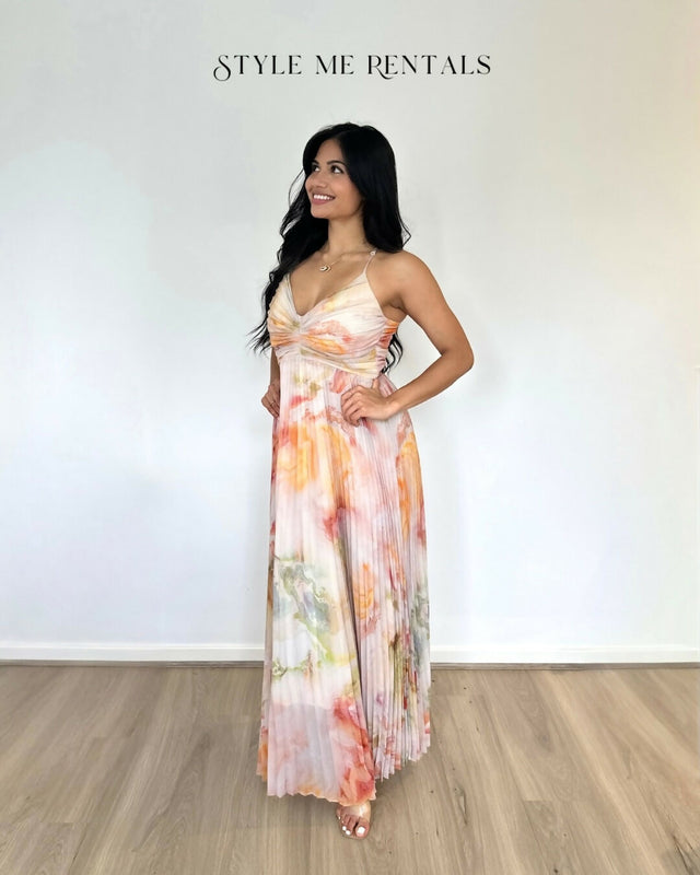 Ministry of Style The Label Sunrise Strap Dress Patterned - Dresses