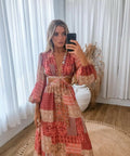 Mirror Mirror Reece Patchwork Dress - 12 / Multi - Dresses