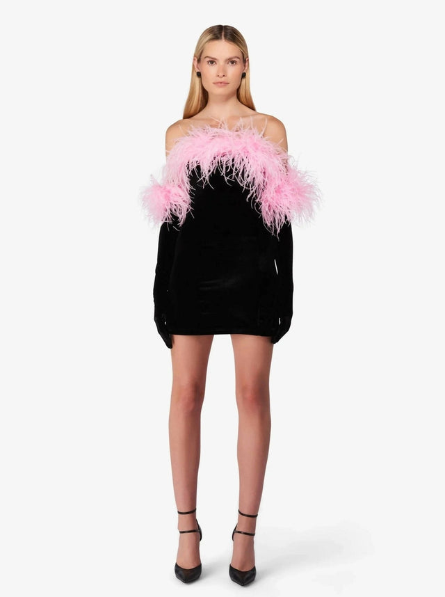 Miscreants - Miscreants Cupid Dress & Gloves in Pink