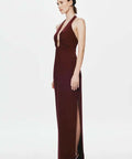 Misha Alusia Maxi Dress - Red Wine - 10 / Red - Dresses