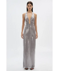 MISHA Alusia Sequin Dress - 8 / Silver - Dresses
