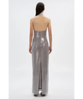 MISHA Alusia Sequin Dress - 8 / Silver - Dresses