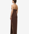 Misha Collection Alusia Dress - 8 / Brown - Dresses