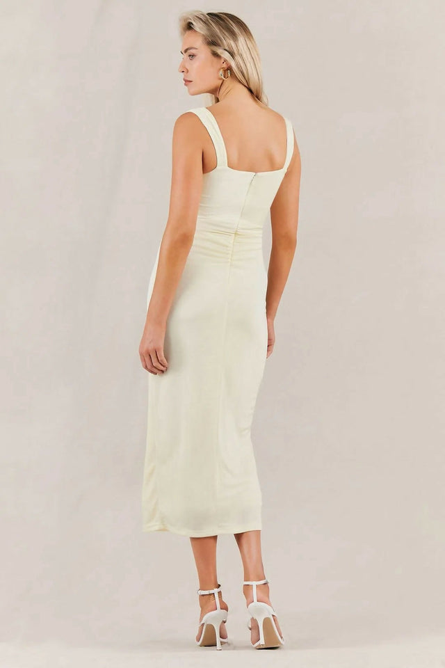 Misha Collection Dolores Dress - 6 / Yellow - Dresses