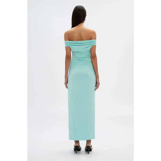 Misha Collection Georgina Jersey Dress Aqua Size AU 6 - 6 / Blue - Dresses