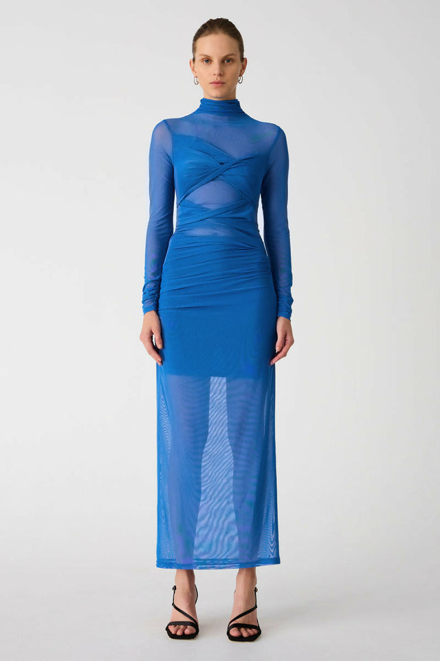 Misha Collection Madrigal Mesh Midi Dress