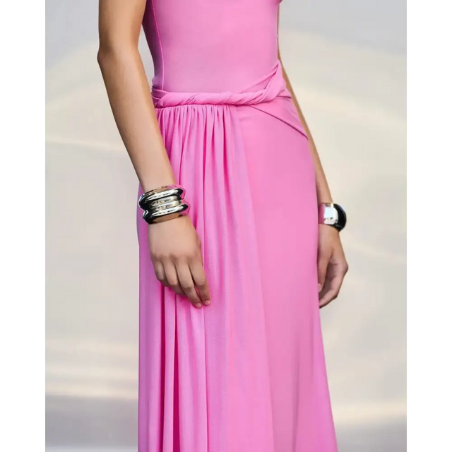 Misha Collection Sisal Maxi Dress Pink Size 10 - 10 / Pink - Dresses