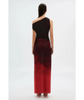 Misha Collection The Nyra Mesh Gown Venus Print Size AU 6 - 6 / Red - Dresses