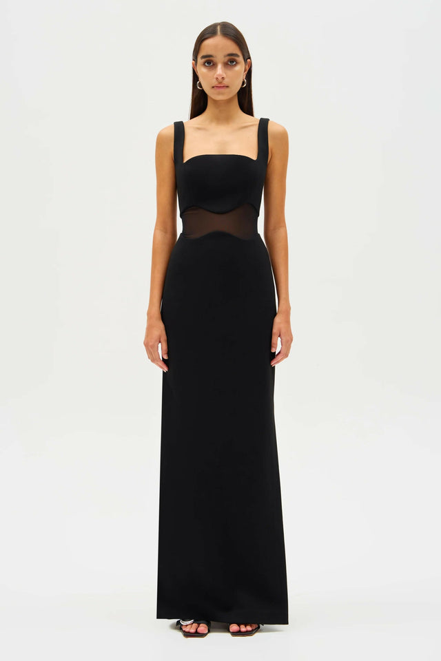 JAS24DR062_Damita_Bonded_Crepe_Maxi_Dress_Black_2