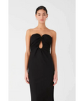 Misha Dani Strapless Maxi Dress in Black Size 10 - 10 / Black - Dresses