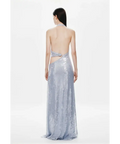 MISHA Devon Sequin Dress Cloud Blue Size S/AU8 - 8 / Cloud Blue - Dresses