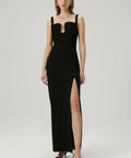 Misha Franka Dress in Black - 8 / Black - Dresses