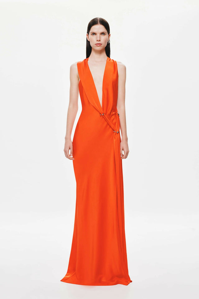 Misha Harlow Maxi Dress - 8 / Red - Dresses