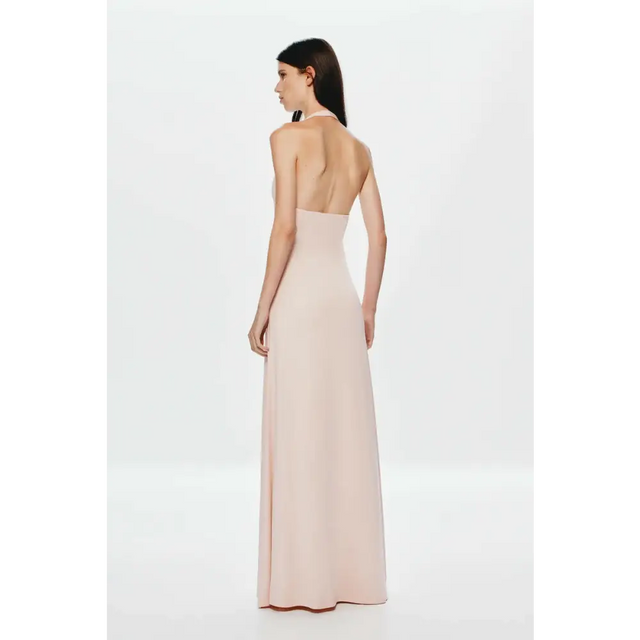 Misha Jennifer Cupro Dress Dusty Pink Size M - 10 / Pink - Dresses