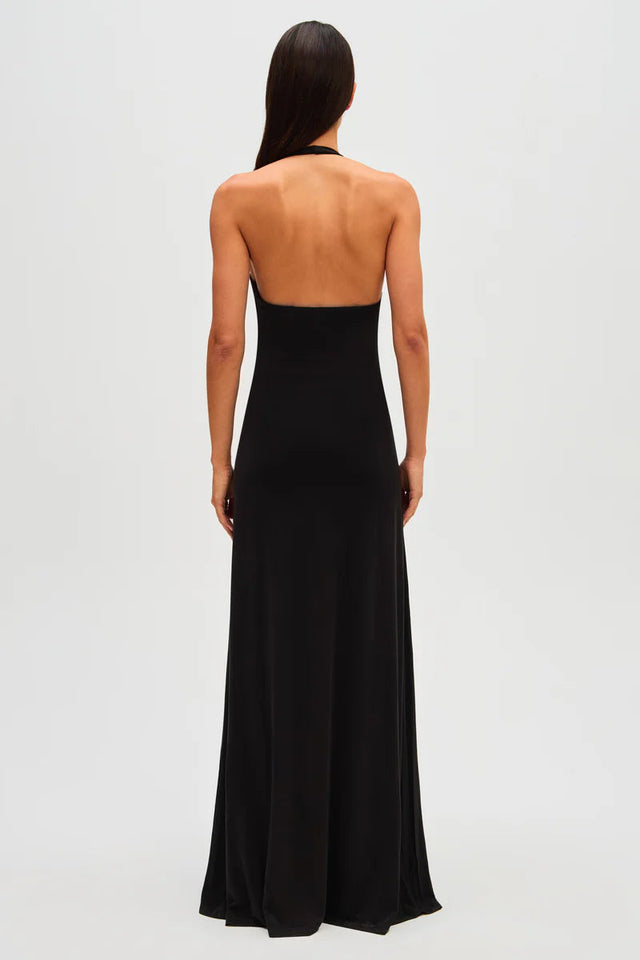 Misha Jennifer Cupro Gown Black - 8 / Black - Dresses