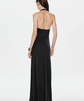 Misha Jennifer Cupro Maxi Dress - 10 / Black - Dresses