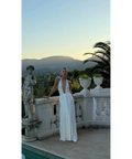Misha Jennifer Cupro Maxi Dress - 6 / Ivory - Dresses