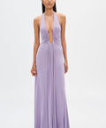 Misha Jennifer Cupro Maxi Lilac - 8 / Violet - Dresses