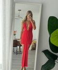 Misha Jennifer Cupro Mini Dress - 8 / Red - Dresses