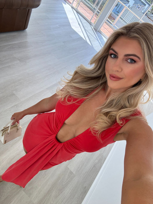 Misha Jennifer Cupro Mini Dress