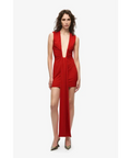 Misha Jennifer Cupro Mini Dress Red Size M / AU 10 - 10 / Red - Dresses
