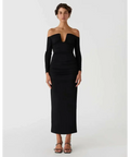 Misha Raelynn Dress Black Size 12 - 12 / Black - Dresses