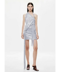 MISHA Riviera Sequin Mini Cloud Blue Size S/AU8 - Blue / 8 - Dresses