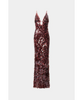 Misha Sapphire Maxi Dress Fig Size XS / AU 6 - 6 / Red - Dresses