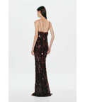 Misha Sapphire Sequin Dress - 8 / Red - Dresses