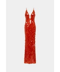Misha Sapphire Sequin Maxi Dress Red Size XS S M & L - Dresses