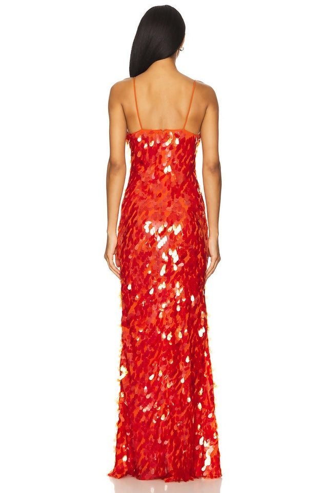 Misha Sapphire Sequin Maxi - Dresses
