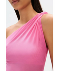 Misha Sisal Mesh Dress - 8 / Pink - Dresses
