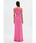 Misha Sisal Mesh Dress - 8 / Pink - Dresses