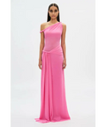 Misha Sisal Mesh Dress - 8 / Pink - Dresses