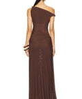 Misha Sisal Mesh Dress in Espresso - Dresses