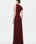 Misha Sisal Mesh Dress in Port - 8 / Red - Dresses