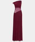 Misha Sisal Mesh Dress in Port - 8 / Red - Dresses
