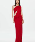 MISHA Solstice Cupro Dress Size 10 - 10 / Red - Dresses