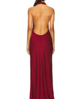 MISHA The ‘Donna’ Satin Dress Jester Red - Dresses